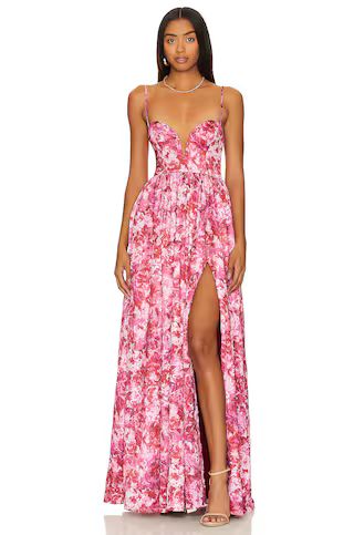 Lovers and Friends Mallory Gown in Monet Floral from Revolve.com | Revolve Clothing (Global)