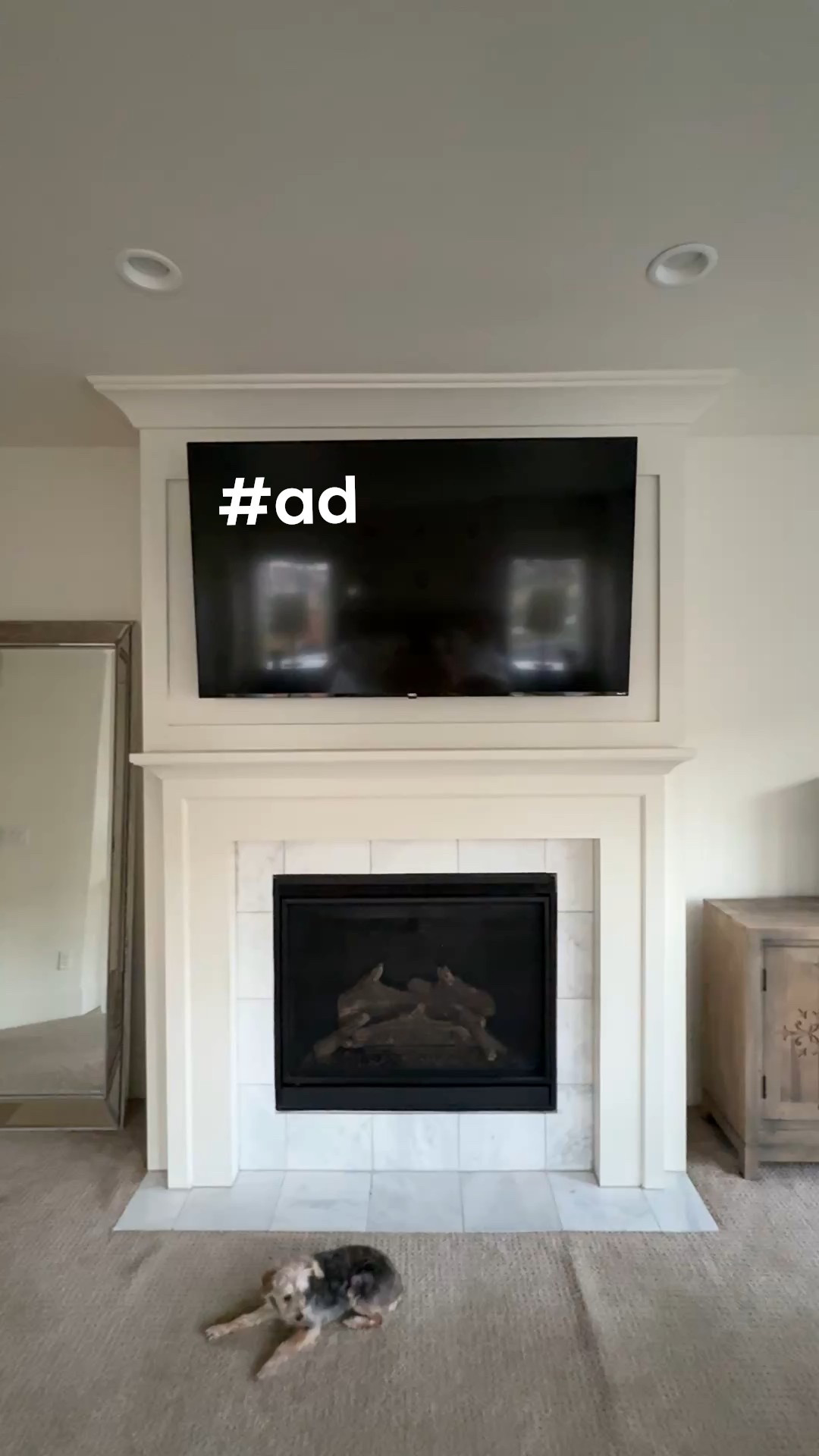 #ad Master bedroom movie nights are officially a thing 🍿 The Hiro Roku TV is sleek, affordable, and available exclusively at Target. I’ve  linked Hiro Roku 65" and others in my LTK Shop so you can go shop directly from there @rokuplayer @target 