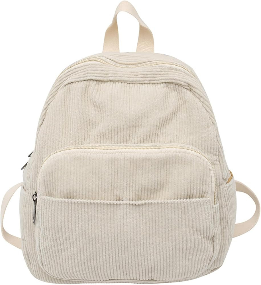 Makukke Small Corduroy Backpack Purse for Women - Vintage Mini Fashion Casual Aesthetic Backpack,... | Amazon (US)