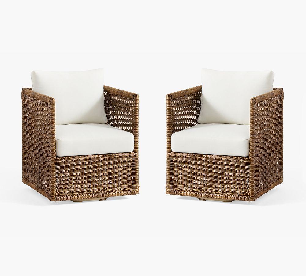 Atwood Swivel  Outdoor Lounge Chair | Pottery Barn (US)