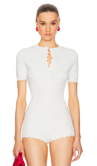 Elvira Cardigan Top in Cream | Revolve Clothing (Global)