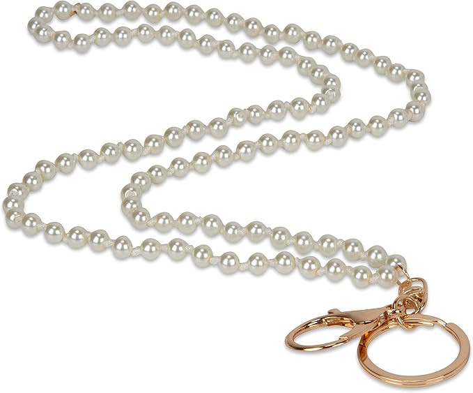 SPUNKYsoul Colored Lanyard Necklace for Women – Beaded ID Badge, Key & Keychain Holder, Christm... | Amazon (US)