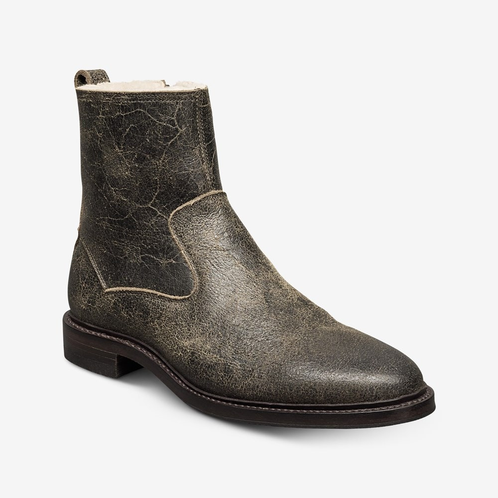 Tompkins Shearling Zip-up Boot | Allen Edmonds