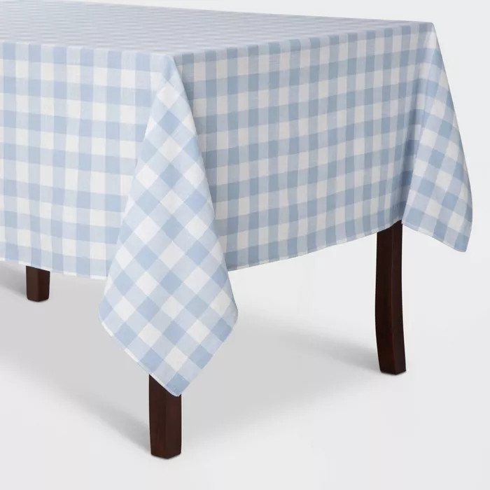 Check Tablecloth Blue - Threshold™ | Target