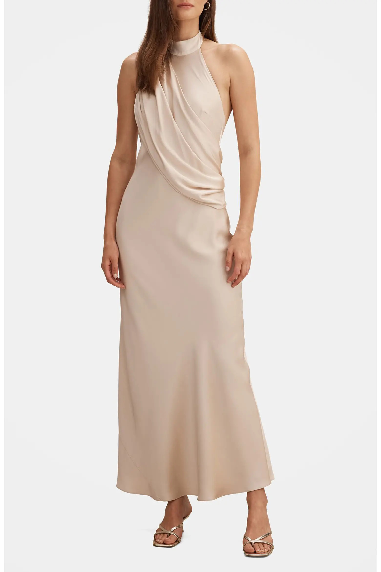 Ever New Diane Drape Halter Gown (Women) | Nordstrom | Nordstrom