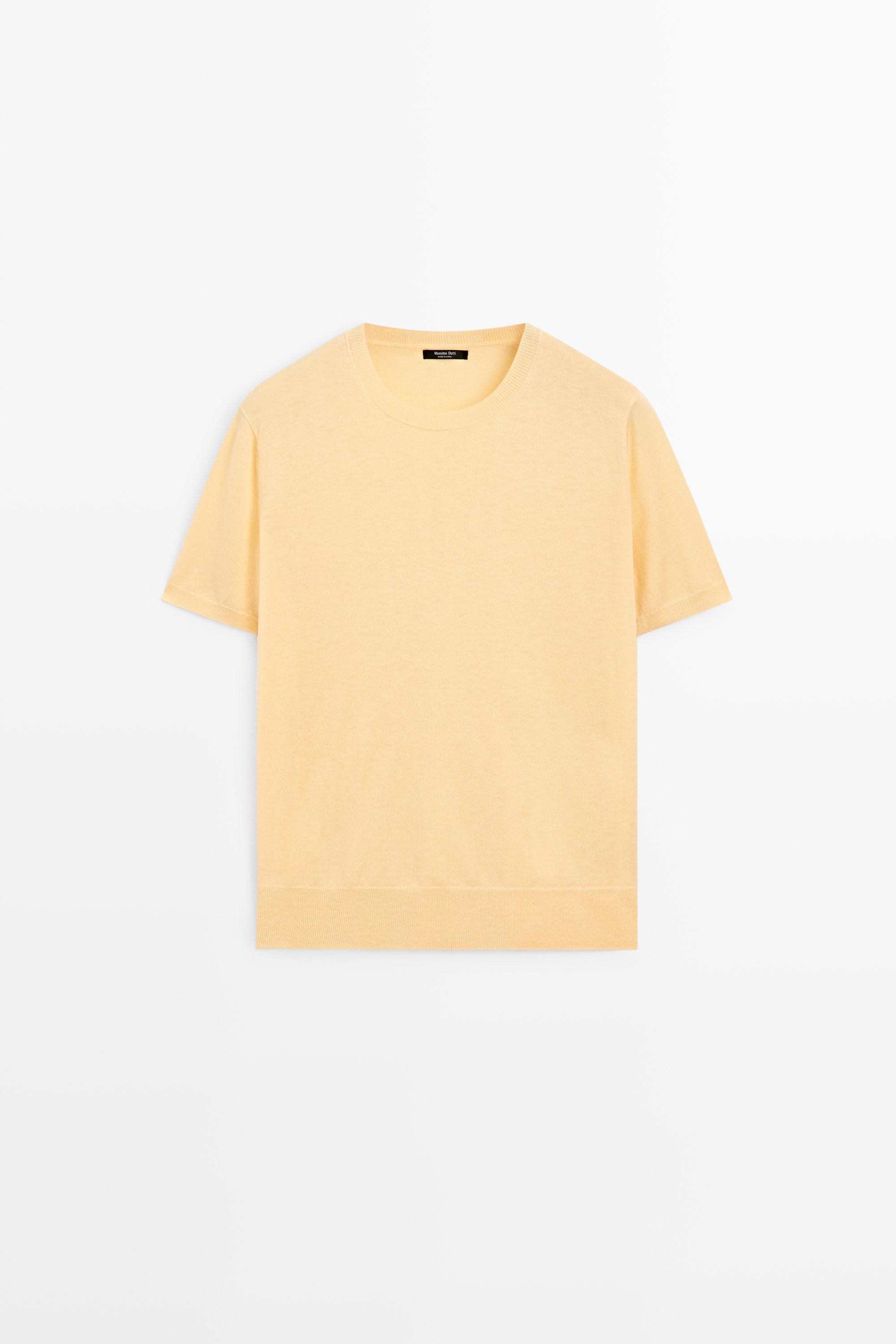 Feiner Strickpullover mit kurzen \u00c4rmeln | Massimo Dutti DE