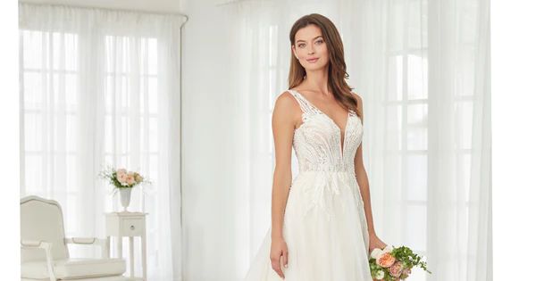 Hand-Beaded And Lace A-Line Gown In Ivory Ivory Nude | Adrianna Papell