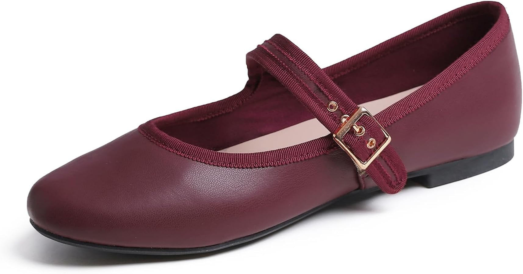 Feversole Women's Soft Breathable Mary Jane Memory Foam Cushioned Comfort Round Toe Metal Buckle ... | Amazon (UK)