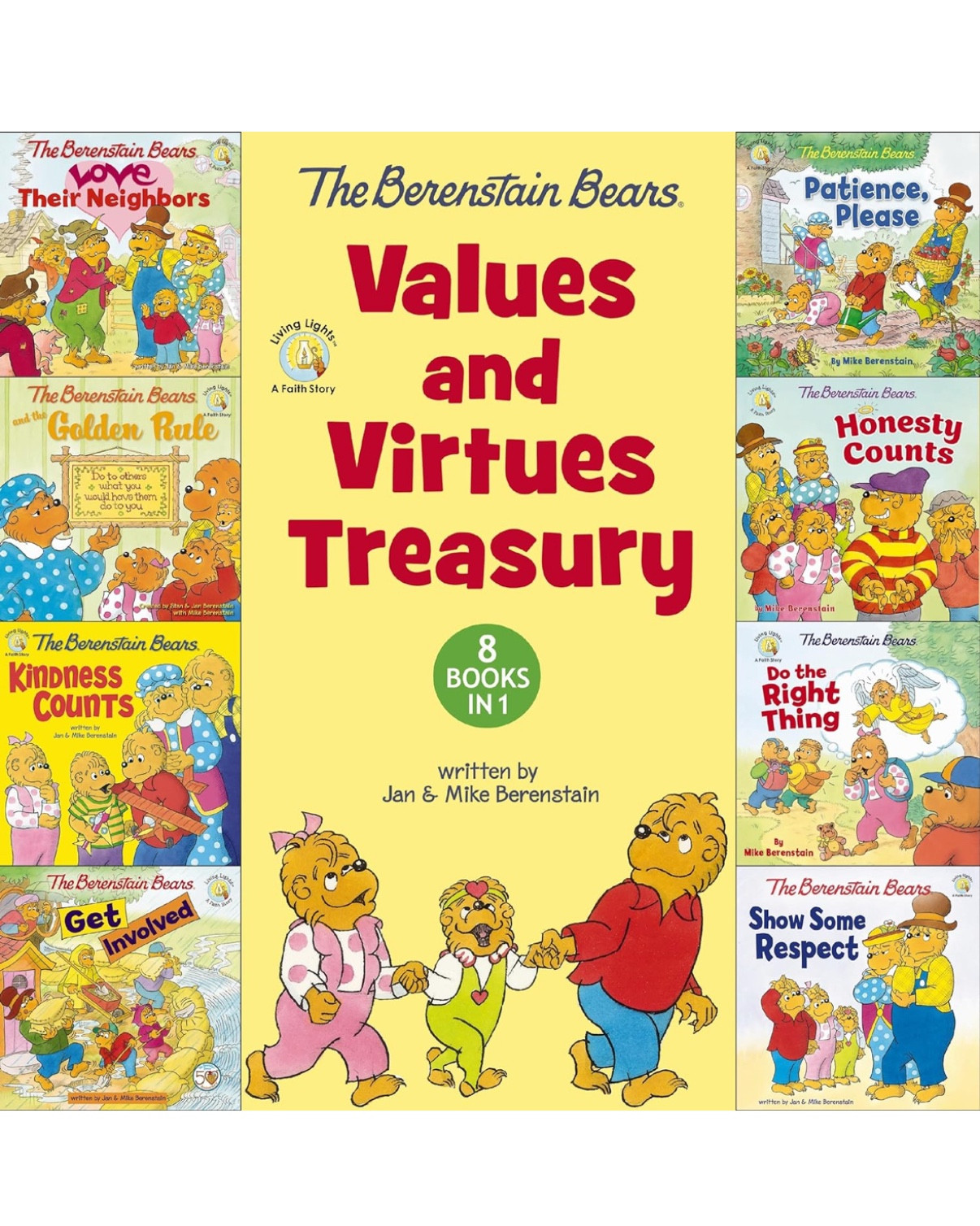 The Berenstain Bears Values and Virtues Treasury: 8 Books in 1 (Berenstain Bears/Living Lights: A Faith Story)

#LTKKids #LTKGiftGuide #LTKFamily