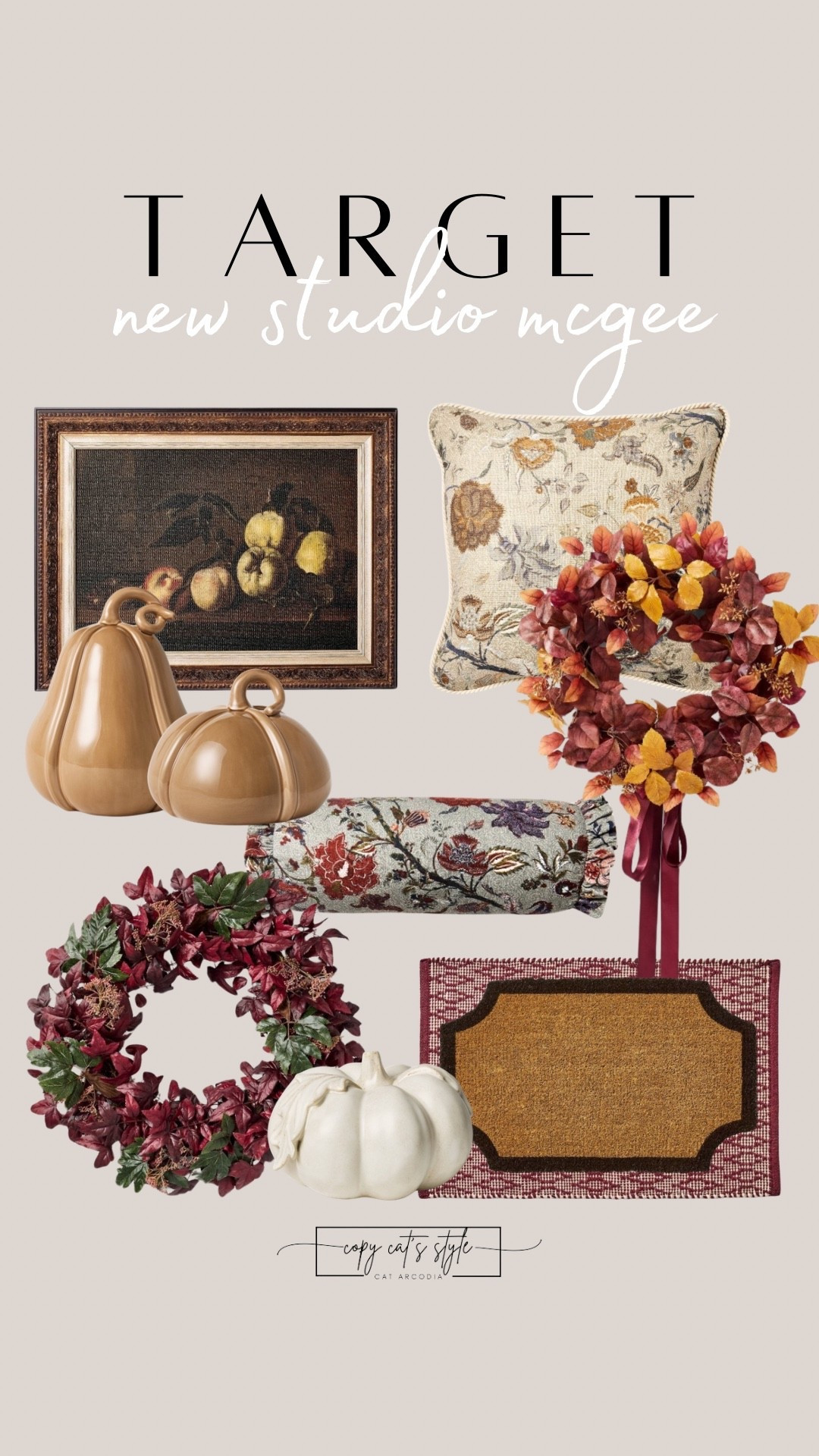New Target Studio McGee for Fall. Fall home decor. Target home, Fall decor, fall front porch, fall living room.

#LTKSeasonal #LTKHome