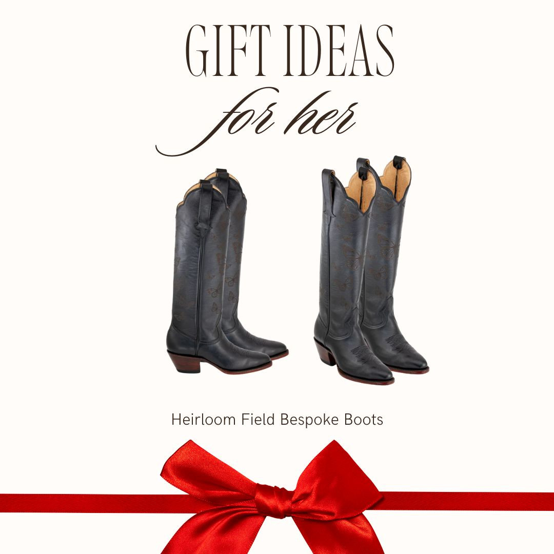 Complete your wardrobe with these handmade, luxury cowgirl boots! 🎄 Whether you're styling Christmas outfits or searching for the most comfortable luxury boots on the market, our 17" Buttery Soft Full-grain Calfskin Black Embossed Butterfly Boots are a must-have.✨ These are a luxury gift for her that will be treasured forever! Add them to your wishlist, and tell your friends who appreciate incredible boots! luxury gifts for her / holiday outfits / cowgirl boots / christmas outfits / gift guide for her / gifts for her / white elephant gift / holiday party outfit / gift guide / luxury gift for her / boots / anniversary gift / Valentine's Day gift / graduation gift / designer / small batch / limited edition / wedding shoes 

 #LTKGiftGuide #LTKHoliday #LTKShoeCrush