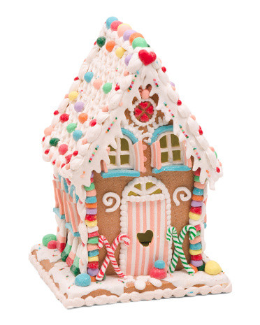 14in Led Gingerbread House | TJ Maxx