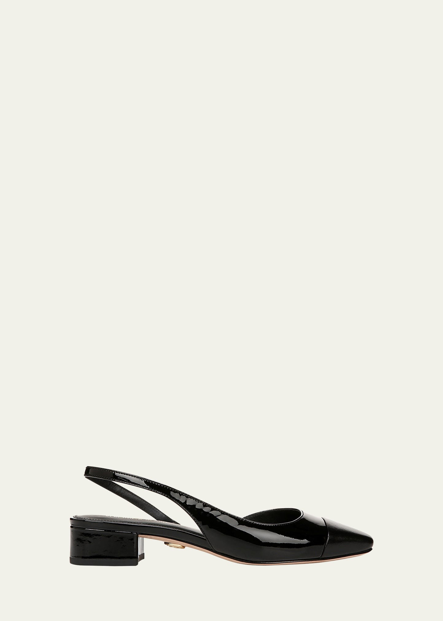 Veronica Beard Cecile Mixed Leather Slingback Flats | Bergdorf Goodman