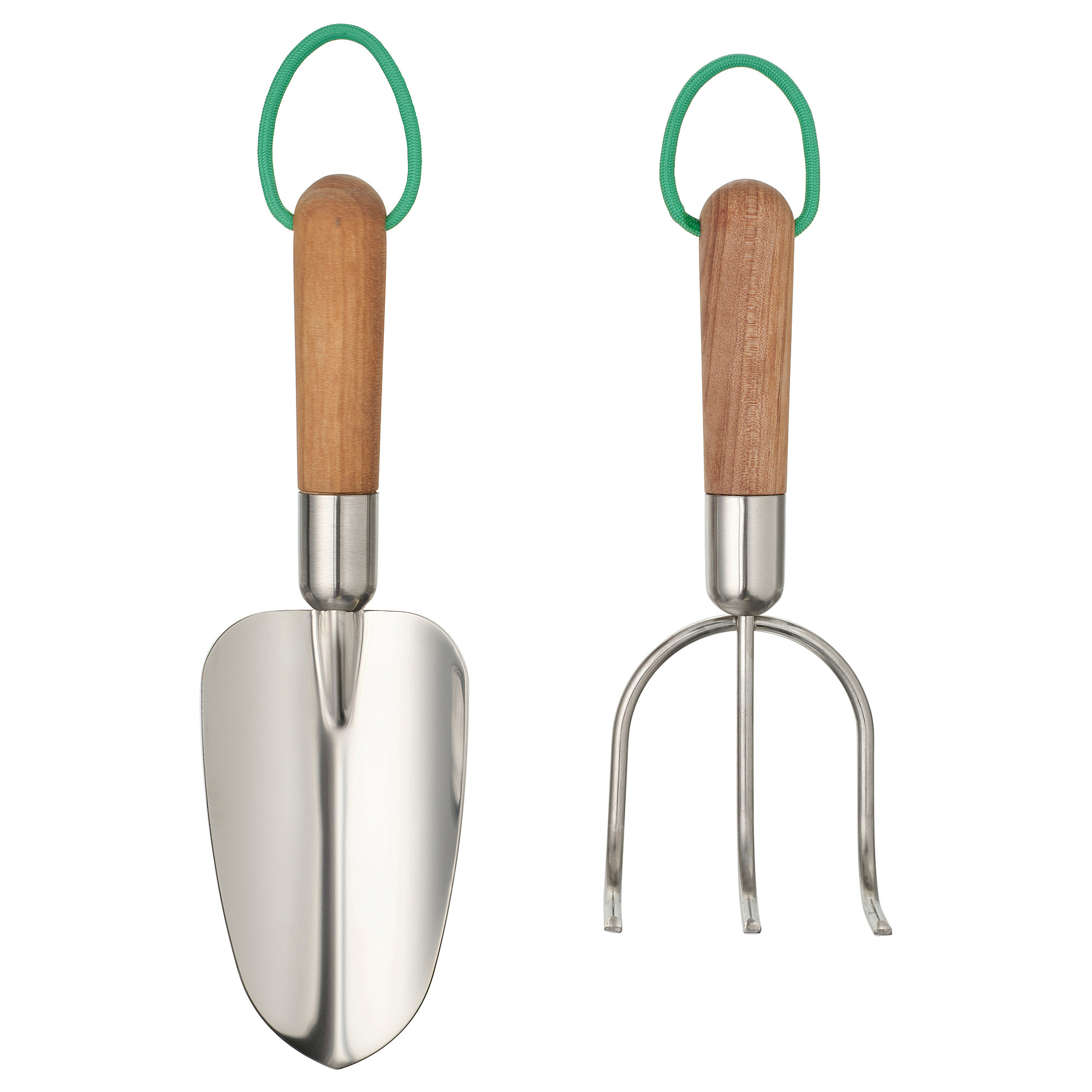 LÄRKAR 2-piece gardening set, birch/stainless steel large | IKEA US