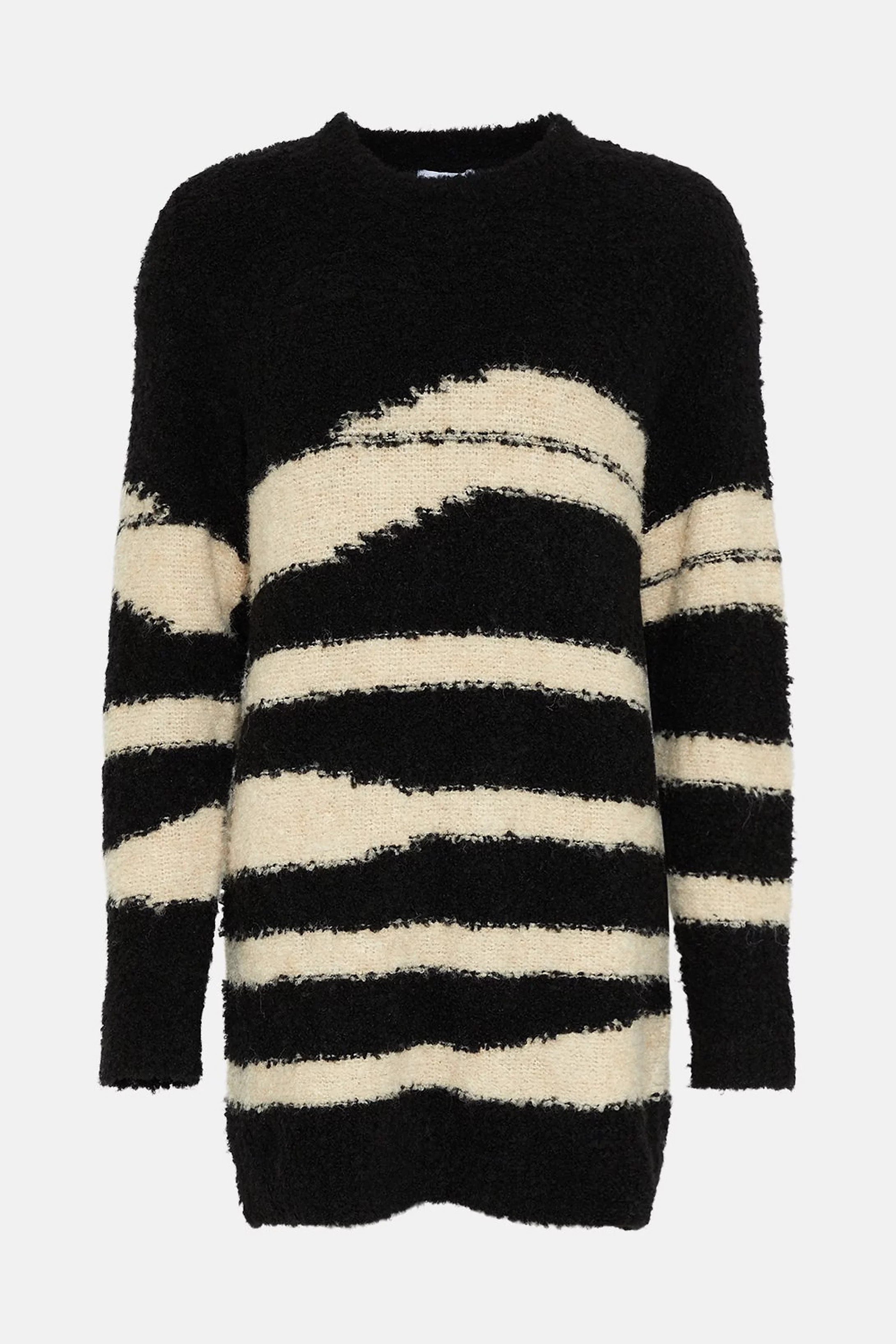 Boucle Stripe Knit Short Dress | Warehouse UK & IE
