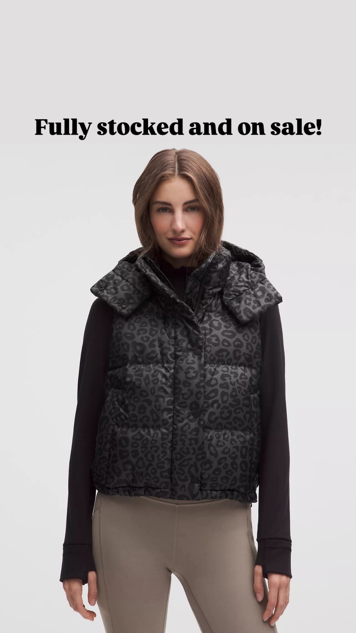 I size down one in this vest. It’s cute AND functional because it keeps me so warm and dry! 

#LTKOver40 #LTKMidsize #LTKSaleAlert