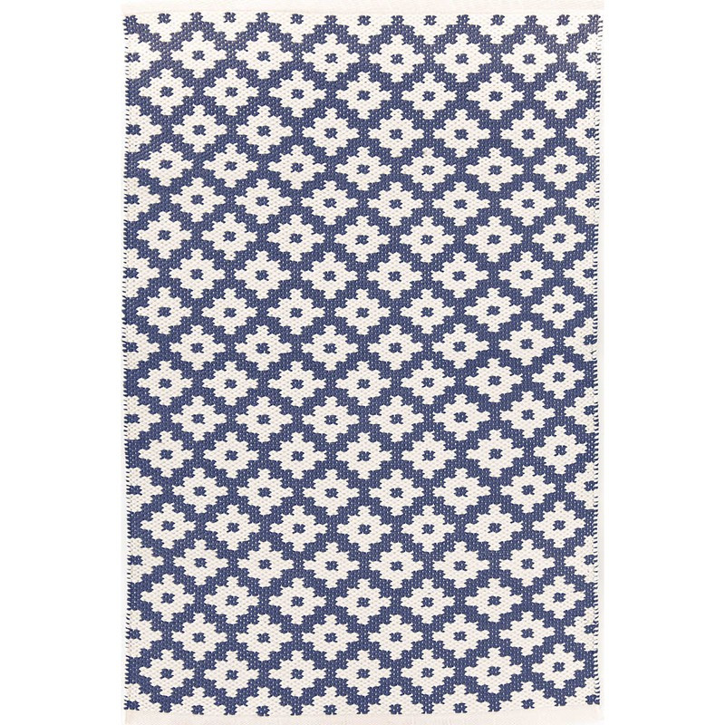 Samode Denim/Ivory Indoor/Outdoor Rug | Annie Selke