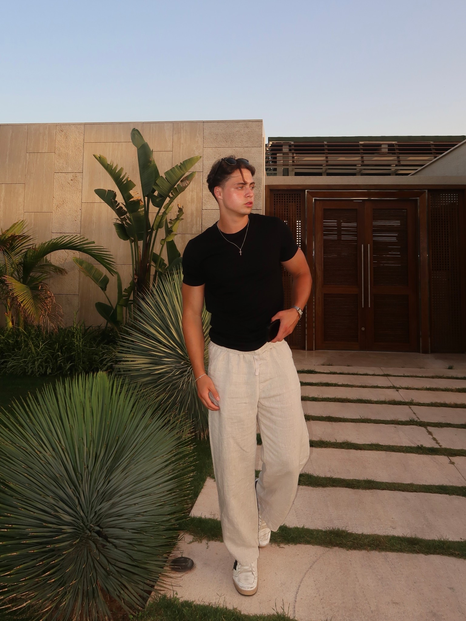 Basic summer outfit for men with linen and sneakers

#LTKmens #LTKtravel #LTKspring