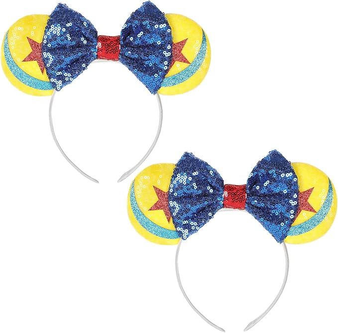 2 Pcs Toy Story Minnie Mouse Ears Headbands Toy Story Mickey Ears Toy Story Ears for Women Girls ... | Amazon (US)
