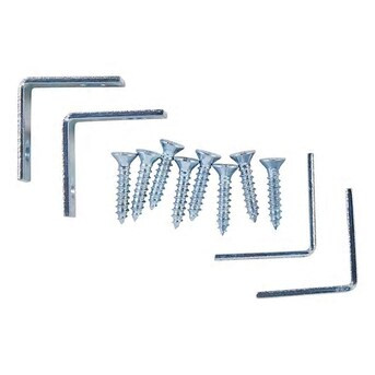 RELIABILT 0.75-Inches x 0.5-Inches x 0.75-Inches Zinc-plated Steel Corner brace 4 -Pack | Lowe's