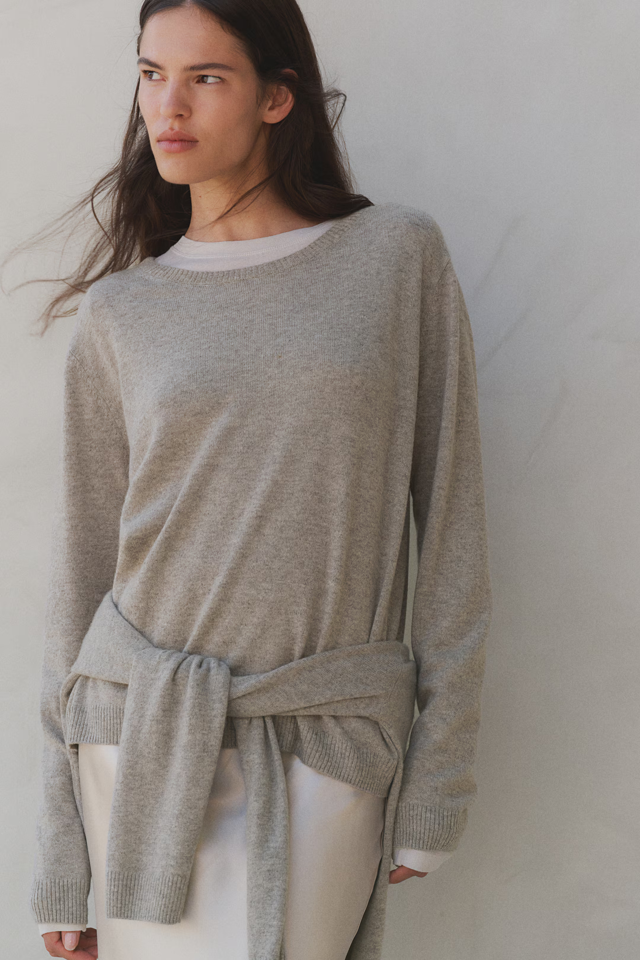 Kaschmirpullover in Feinstrick - Taupe - Ladies | H&M DE | H&M (DE, AT, CH, NL, FI)