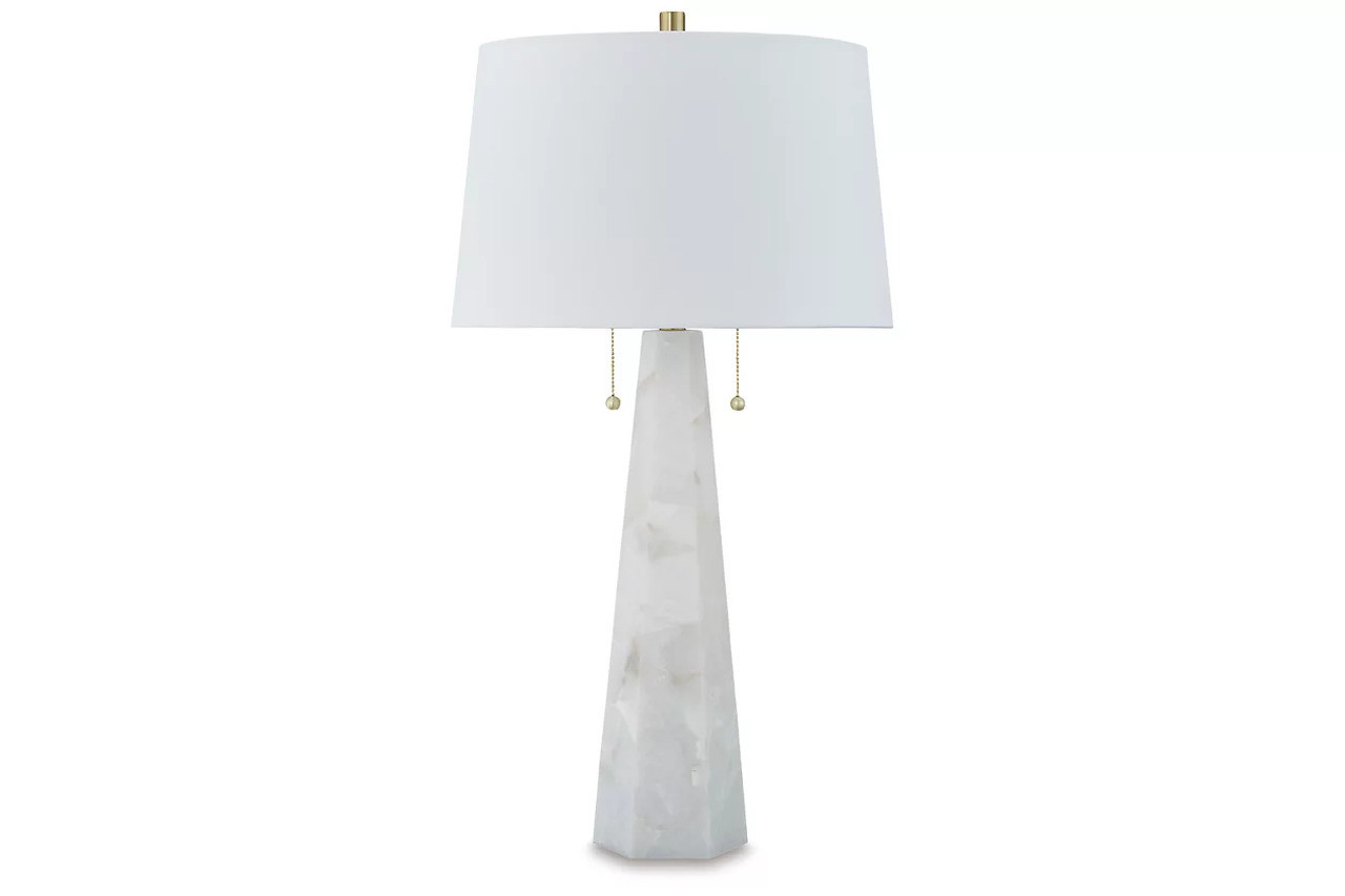 Laurellen Table Lamp In White | 1stopbedrooms