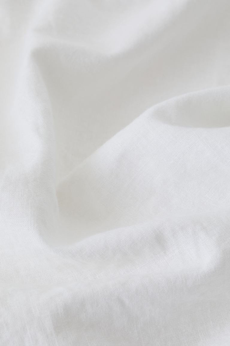 Linen-blend Bedskirt | H&M (US + CA)