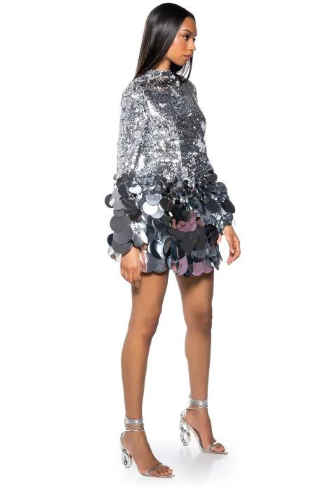 THE MOMENT SEQUIN MINI DRESS | AKIRA