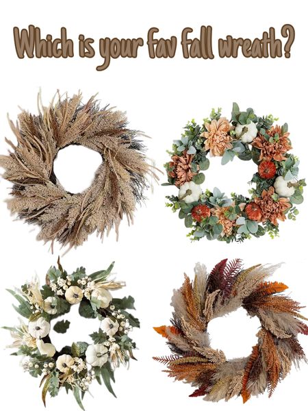 Fall door wreaths 

#LTKSeasonal