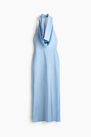 H & M - Cowl-Neck Dress - Light Blue | H&M (US + CA)