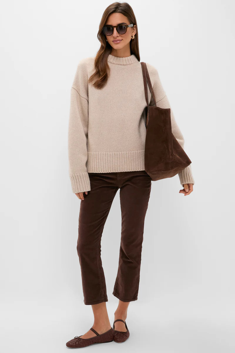 Sandstone Genevieve Cashmere Wool Blend Crewneck Sweater | Tuckernuck (US)