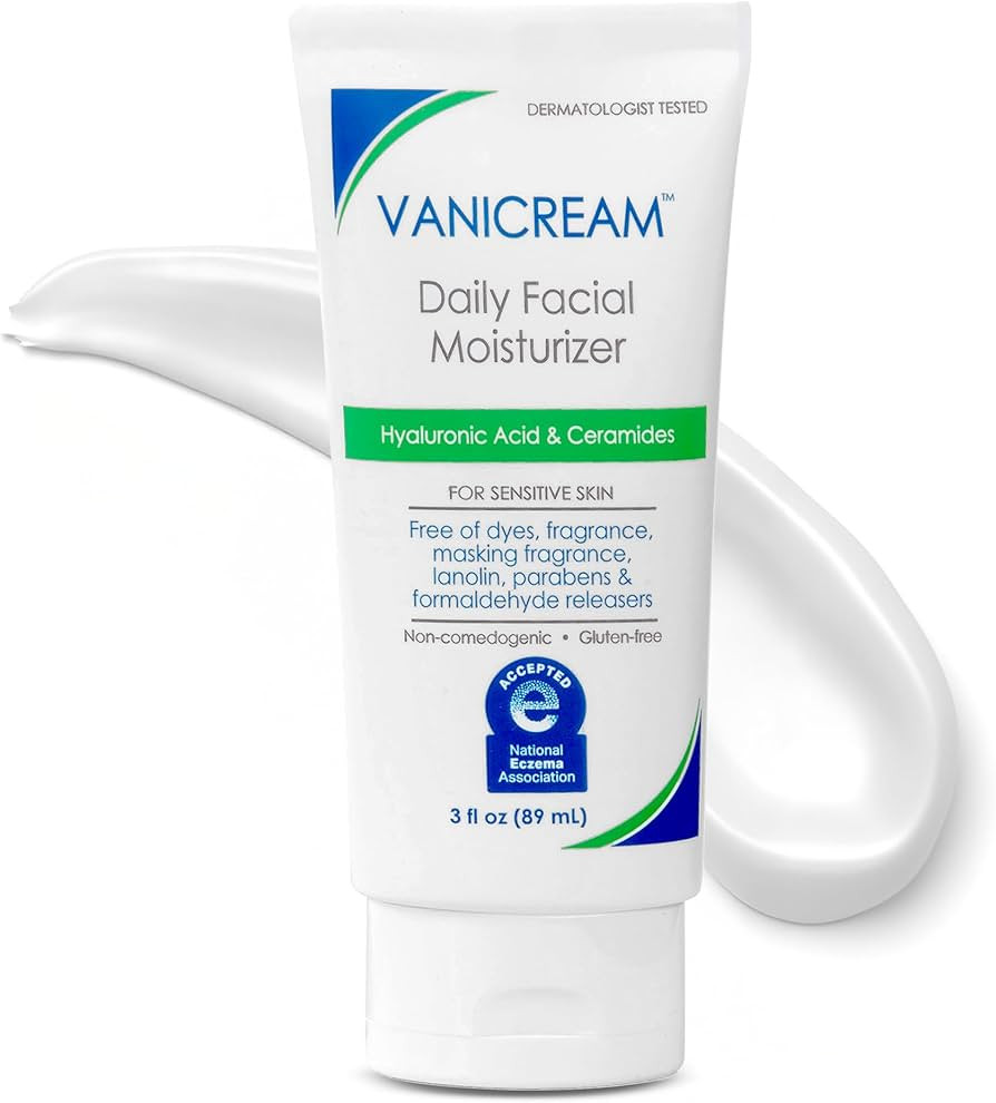 Vanicream Daily Facial Moisturizer With Ceramides and Hyaluronic Acid - Formulated Without Common... | Amazon (US)