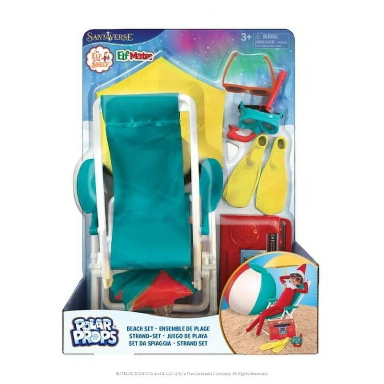 The Elf on the Shelf Polar Props Beach Vacation Set | Walmart (US)