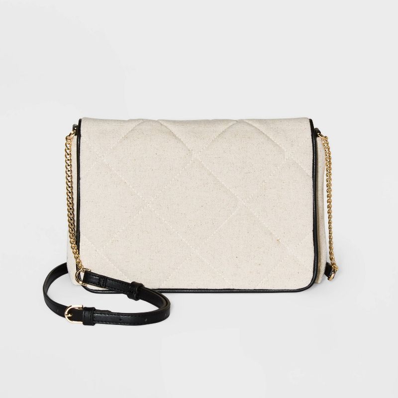 Square Woven Crossbody Bag - A New Day&#8482; White | Target