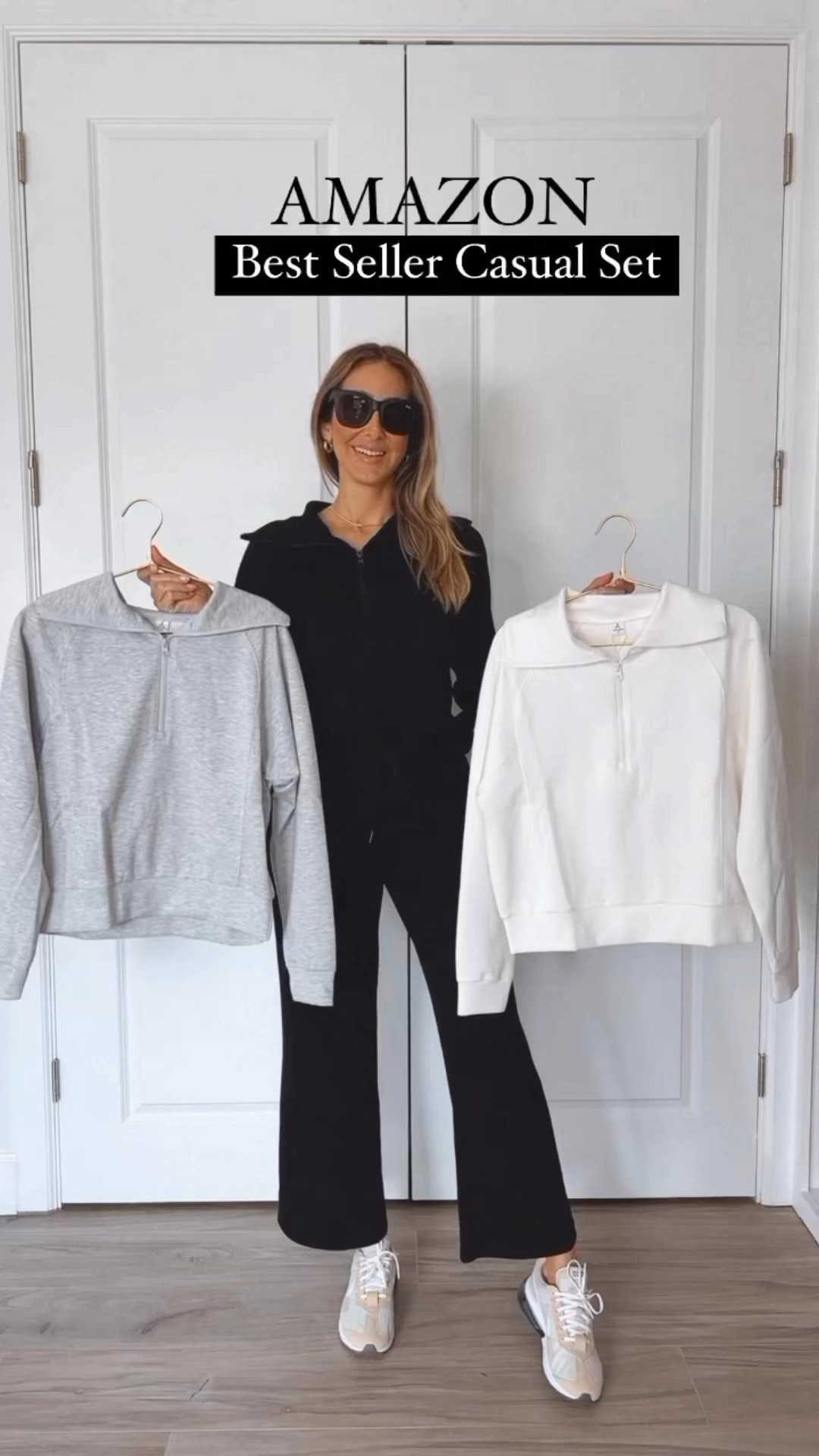 Amazon top seller causal set
Fits true to size
wearing a size small



#LTKU #LTKSeasonal #LTKStyleTip