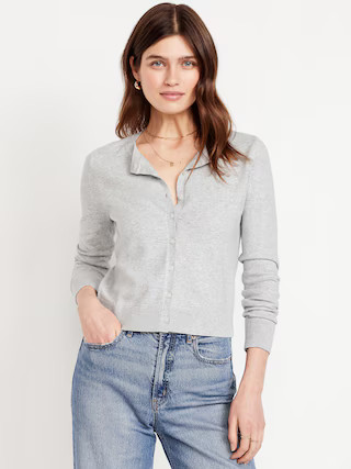 SoSoft Lite Crop Cardigan Sweater | Old Navy (US)
