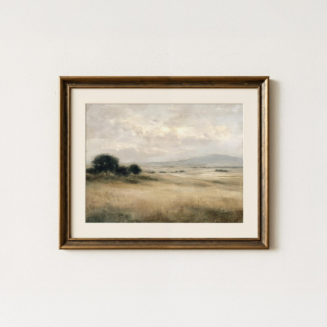 Digital Download | Vintage Art | Landscape | Tree Illustration | Watercolor - Etsy | Etsy (US)