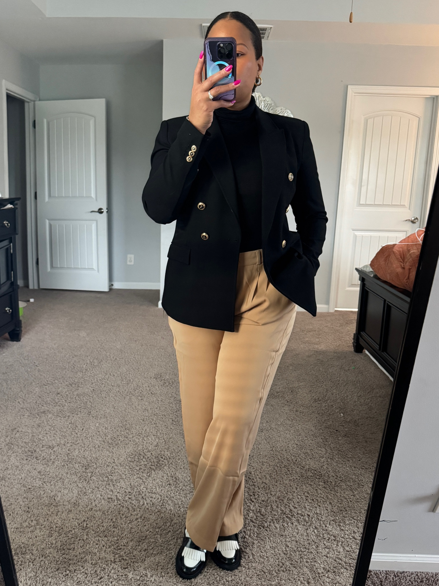 Work attire. I had to go into the office today. Business casual work attire. #workwear #workclothes 

#LTKShoeCrush #LTKWorkwear #LTKOver40