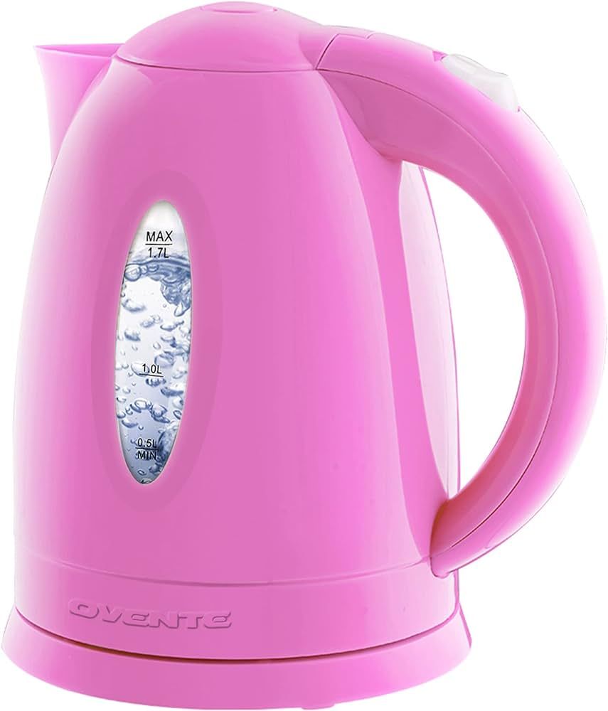 OVENTE Electric Kettle, Hot Water, Heater 1.7 Liter - BPA Free Fast Boiling Cordless Water Warmer... | Amazon (US)