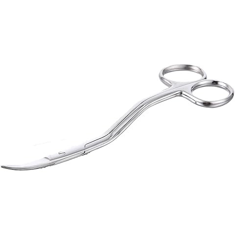 6 Inch Bent Handle Curved Embroidery Scissors---Perfect for Machine Embroidery | Amazon (US)
