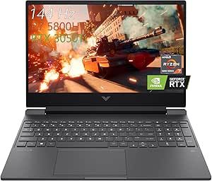 Amazon.com: HP 2022 Victus 15 Gaming Laptop, 15.6" FHD 144Hz Micro-Edge Display, AMD Ryzen 7 5800... | Amazon (US)