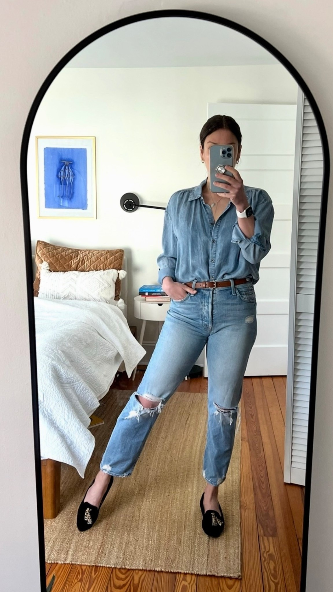 Jean on Jean 👖 

#LTKootd #LTKmomlife #LTKWorkwear