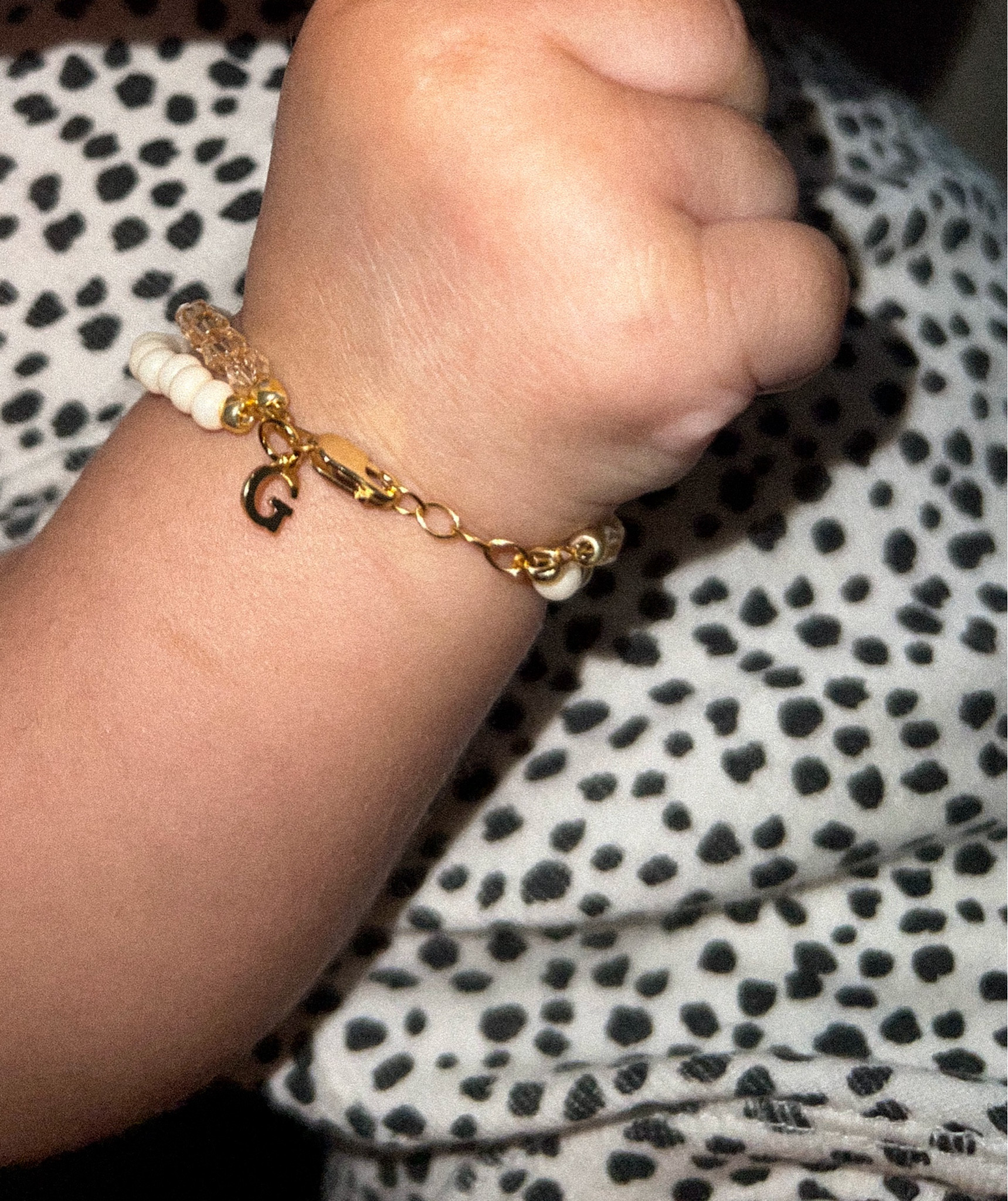 Giannina’s Bracelet, she’s 5 months in a 6-12! 

#LTKBaby #LTKFindsUnder50 #LTKKids
