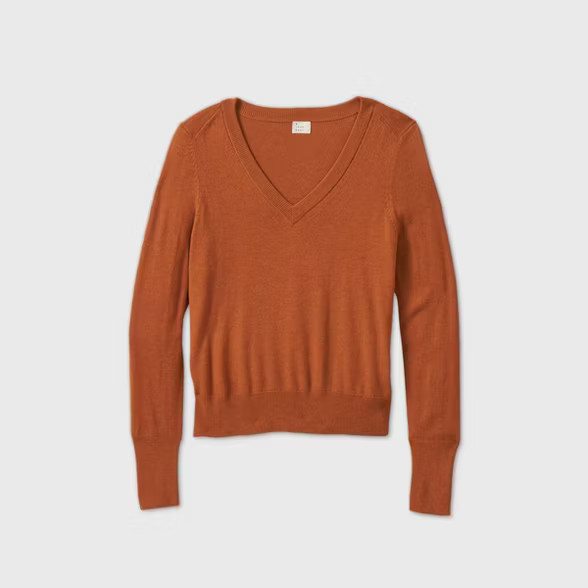 Women's V-Neck Pullover Sweater - A New Day™ | Target