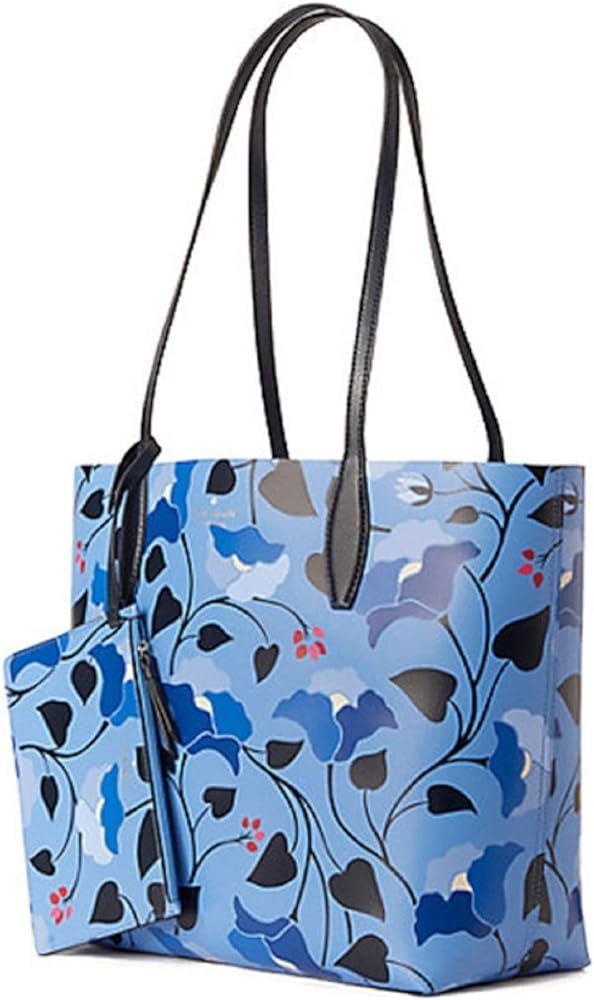 Kate Spade enchanted forest bloom large reversible tote Blue Multi Floral | Amazon (US)