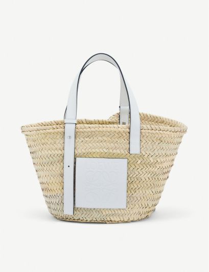 Womens Natural/white Basket Woven Raffia bag 33x17x13cm | Selfridges