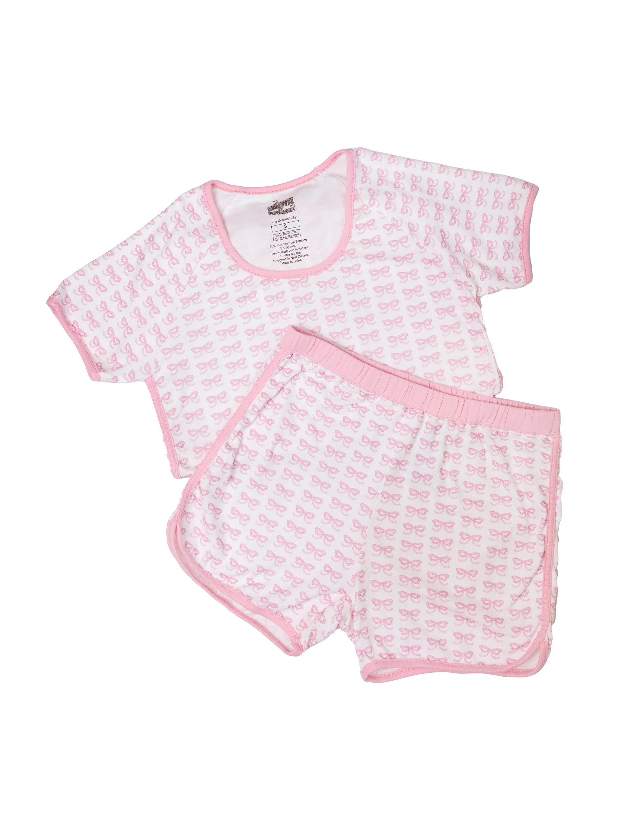 Matching Momma Pjs - Bows | The Uptown Baby