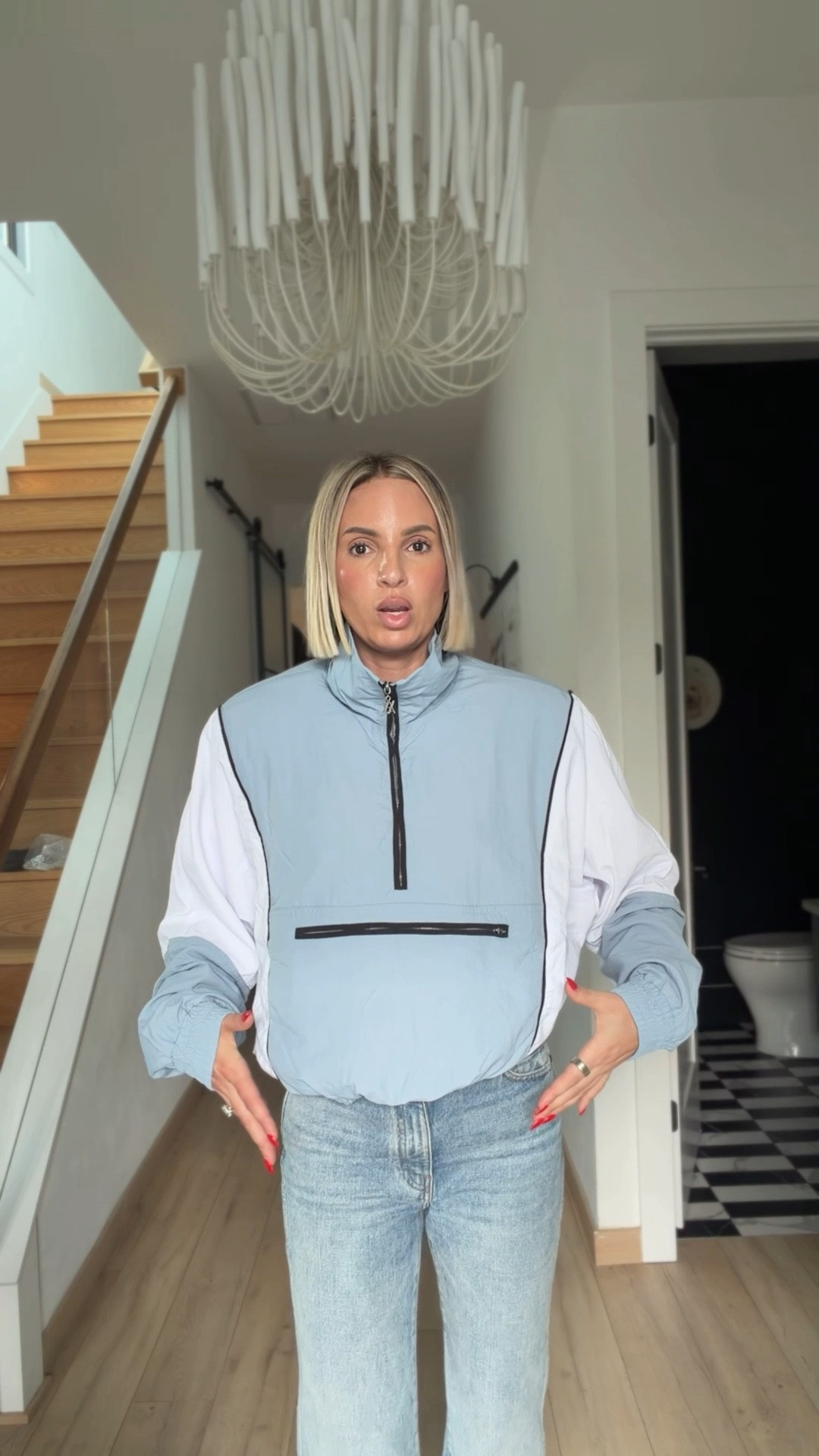 Ugh I LOVE. I’m wearing a medium but just a heads up, it’s already oversized. I’m 5”10 so I can get away with a bigger size so just keep that in mind. ￼

#LTKootd #LTKstorytime #LTKgrwm
