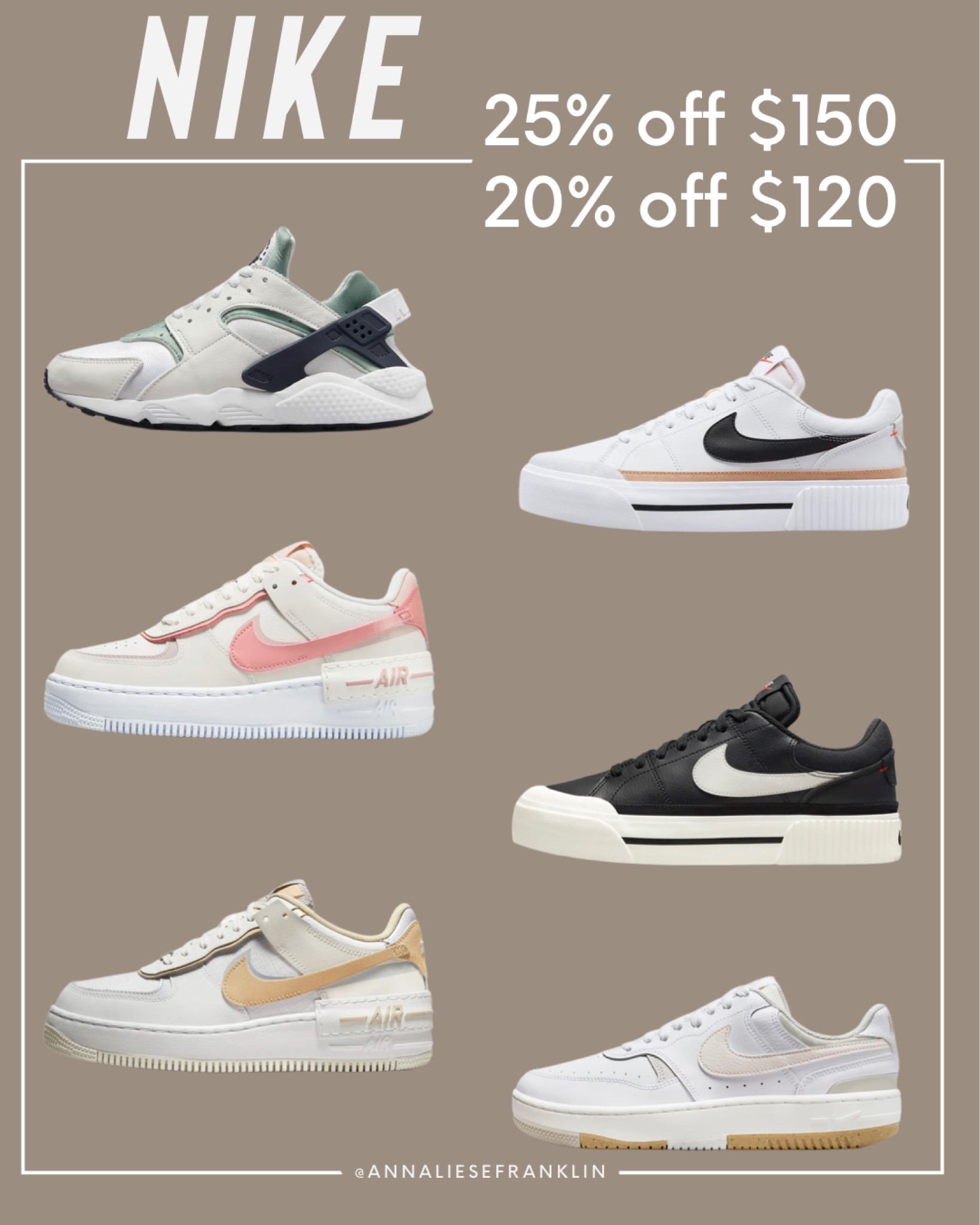 Women’s sneakers | women’s shoes | athletic wear | casual outfit | mom outfit | stay at home mom | nike 

#LTKshoecrush #LTKFitness #LTKsalealert