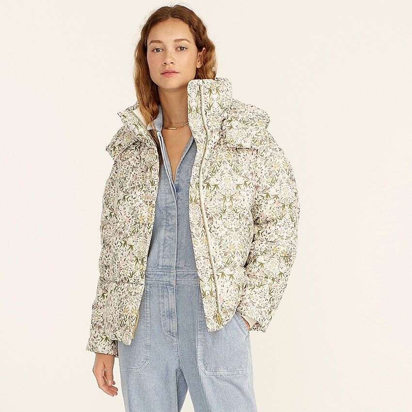 Flurry puffer jacket with PrimaLoft® in Liberty® Tapestry floral | J.Crew US